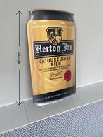 Reclamebord Hertog Jan blikje groot 25x46cm aluminium, Verzamelen, Biermerken, Ophalen of Verzenden, Nieuw, Reclamebord, Plaat of Schild