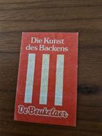 4409 Sticker Die Kunst des Backens De Beukelaer, Ophalen of Verzenden