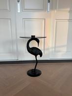 Rond bijzet tafeltje, Huis en Inrichting, 45 tot 60 cm, Minder dan 55 cm, Metaal of Aluminium, Rond