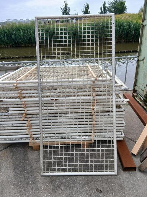 hek net of tralies of kennel of afrastering, Tuin en Terras, Tuinhekken en Hekwerk, Gebruikt, Overige typen, IJzer, Ophalen