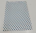 dots wit kobalt, Hobby en Vrije tijd, Stoffen en Lappen, Blauw, 120 cm of meer, Ophalen of Verzenden, Katoen