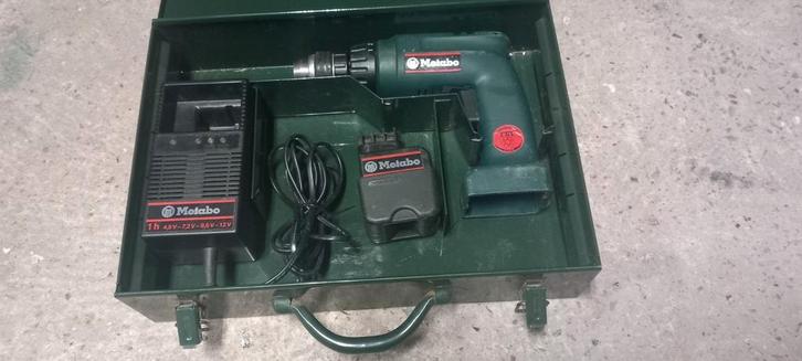 Metabo Boor- en Schroefmachine 9.6V, Doe-het-zelf en Verbouw, Gereedschap | Boormachines, Gebruikt, Boor- en Schroefmachine, Minder dan 400 watt