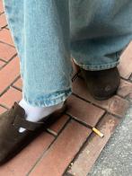 Bruine Birkenstocks Suede - Maat 40, Kleding | Dames, Schoenen, Ophalen of Verzenden, Gedragen, Bruin, Slippers