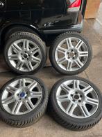 Saab ALU55 velgen met zgan. Hankook Winterbanden Topstaat!, Ophalen, Banden en Velgen, Nieuw, 17 inch