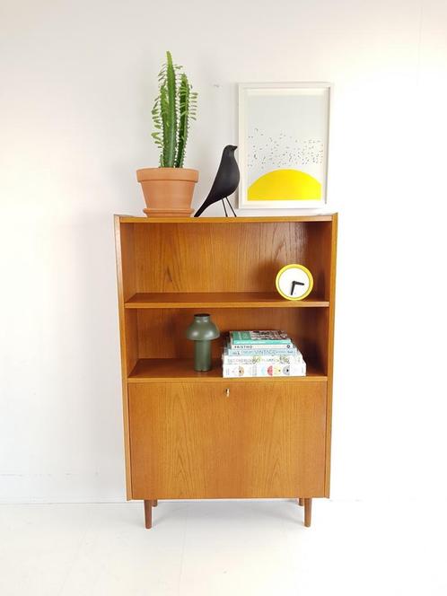 vintage Deens kastje boekenkast wandkast, Verzamelen, Retro, Huis en Inrichting, Ophalen of Verzenden