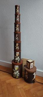 Sarah key blikken ( vierkante al verkocht) en prullenbak, Ophalen of Verzenden