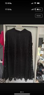 Dames top met kant, Curved Angels, Zwart, Maat 46/48 (XL) of groter, Nieuw