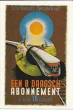 NEDERLANDSE SPOORWEGEN AFFICHE STOOM DIESEL EKECTRISCH TREIN, Verzamelen, Ophalen of Verzenden, Nieuw, Trein, Kaart of Prent
