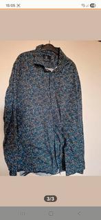 Chris Cayne overhemd XL, Ophalen of Verzenden, Zo goed als nieuw, Blauw, Halswijdte 43/44 (XL)