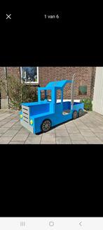 Uniek vrachtwagen kinderbed, Ophalen, Zo goed als nieuw, 160 tot 180 cm, Lattenbodem