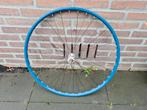 28 inch fietswiel voorvelg - Blauwe velg, zwarte spaken, Wiel, Gebruikt, Algemeen, Batavus