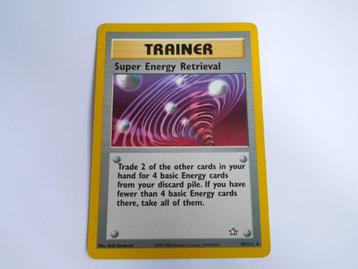 super energy retrieva; 89/111 neo genesis rare pokemon kaart beschikbaar voor biedingen