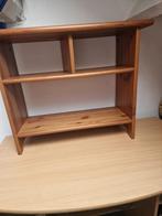 Teakhouten kastje / wandrek - 76x60x26 cm, Ophalen, Met plank(en), Gebruikt, Teakhout