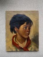 Vintange olie schilderij (jaren 50) kunst, Ophalen