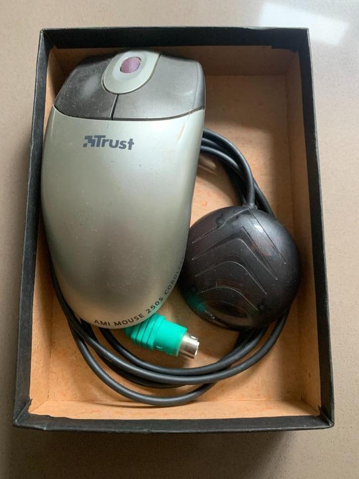 Trust AMI MOUSE 250S draadloos draadloze muis, Computers en Software, Muizen, Gebruikt, Muis, Linkshandig, Rechtshandig, Draadloos