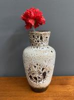 70 jaren D 53 SCHEURICH diabolo vaas zwart bruin witte lava, Huis en Inrichting, Woonaccessoires | Vazen, Gebruikt, Overige kleuren