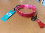Dog with a mission DWAM halsband Pink Star rood roze L 2,5cm, Dieren en Toebehoren, Ophalen of Verzenden, Handgemaakt, Nieuw