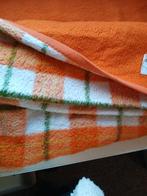 Ab Deken 2-persoons Oranje Ruit, Tweepersoons, Oranje, Ophalen of Verzenden, Deken of Dekbed