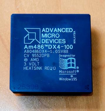 AMD Am486 DX4-100 Processor met write-back (SV8B) beschikbaar voor biedingen