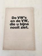 Folder Volks Wagen VW gedrukt in 1971, Ophalen of Verzenden, Zo goed als nieuw, Volkswagen
