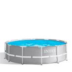 intex zwembad 3 meter inclusief pomp, trap, solar afdekzeil, Ophalen, Zo goed als nieuw, 200 tot 400 cm, Rechthoekig