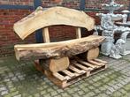 Grote boomstam bank, robuust uit dikke boomstammen, geweldig, Tuin en Terras, Ophalen of Verzenden, Nieuw, Hout