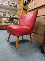 Vintage fauteuil rood, Ophalen, Gebruikt, ., .
