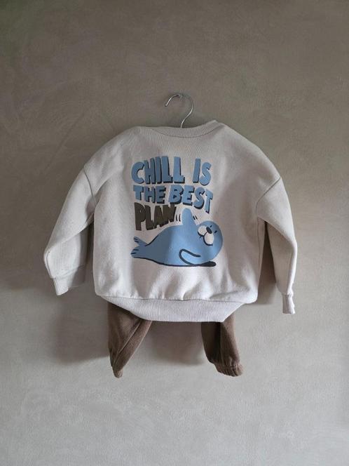 Leuk joggingpak setje van Lefties maat 86, Kinderen en Baby's, Babykleding | Maat 86, Gebruikt, Jongetje, Pakje, Ophalen of Verzenden
