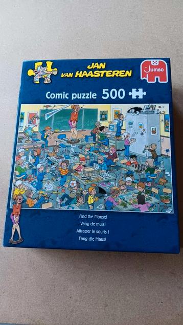 Jan van Haasteren puzzel 500 stukjes vang de muis beschikbaar voor biedingen