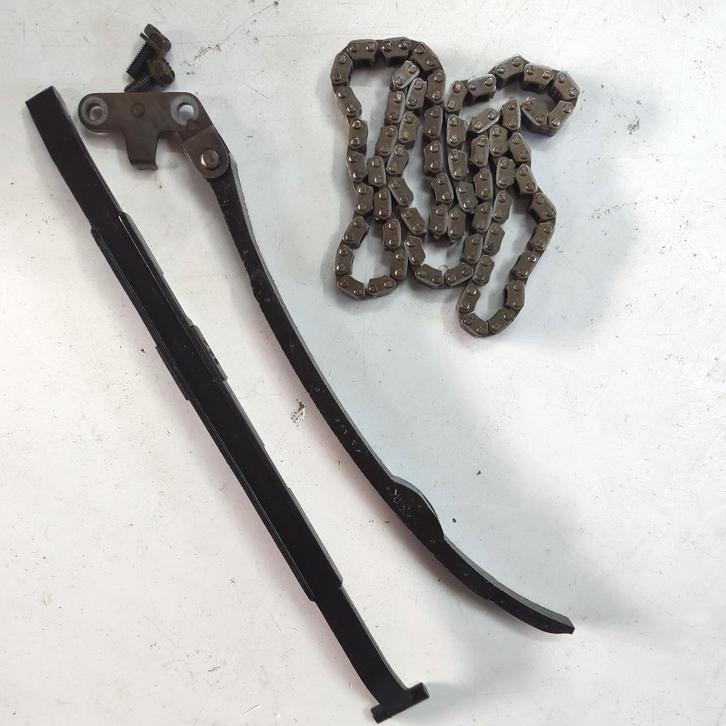 XT 600 distributieketting + geleiders (XT600E 4PT, MJ 2000), Motoren, Onderdelen | Overige, Gebruikt, Ophalen of Verzenden