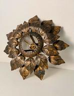 Verguld florale wandlamp , jaren 60, Ophalen of Verzenden, Huis en Inrichting