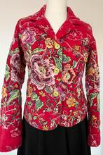 René Derhy rood geborduurd jasje maat S, René Derhy, Ophalen of Verzenden, Jasje, Maat 36 (S)