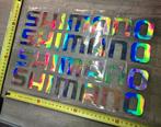 4 Grote SHIMANO Holografische Stickers, Ophalen of Verzenden, Nieuw, Overige typen