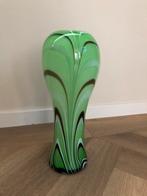 Carlo Moretti Murano Vaas - Groen Glas, Ophalen, 50 tot 75 cm, Groen, Glas