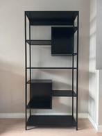 Moderne zwarte vakkenkast, Huis en Inrichting, Kasten | Stellingkasten, Ophalen, Zo goed als nieuw