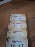 4 kaarten Efteling, Tickets en Kaartjes, Twee personen, Ticket of Toegangskaart