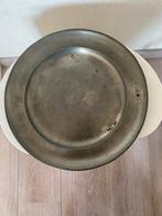 Antiek Tinnen Bord 33cm, Antiek en Kunst, Antiek | Schalen, Ophalen of Verzenden