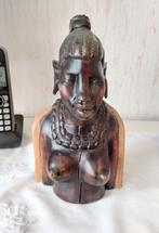 Ebbenhouten vrouwenfiguur, Antiek en Kunst, Ophalen