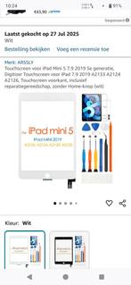 Ipad mini 5 digitizer wit, Computers en Software, Apple iPads, Wit, 8 inch, Ophalen of Verzenden, Zo goed als nieuw