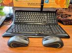 2x Logitech K340 Toetsenbord (Zonder Receiver), Gebruikt, Logitech, Ophalen of Verzenden, Draadloos