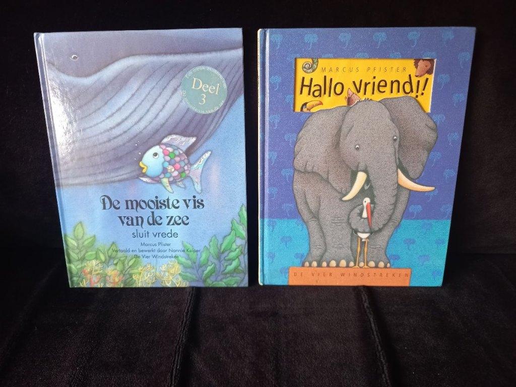 marcus Pfister:hallo vriend lzn,mooiste vis van de zee nieuw, Boeken, Kinderboeken | Kleuters, Zo goed als nieuw, Fictie algemeen
