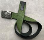 Kinderriem 70 cm - groen 3,5 cm hoog riem stof EX10, Kinderen en Baby's, Kindermode-accessoires, Ophalen of Verzenden, Gebruikt