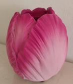 Bloempot tulpen vaas tulp decoratie, Minder dan 50 cm, Steen, Ophalen of Verzenden, Zo goed als nieuw