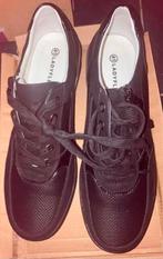 NIEUWE leren zwarte dames sneakers,maat 41, Zwart, Nieuw, Ophalen of Verzenden, Sneakers of Gympen