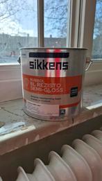 Sikkens Binnenlak Zijdeglans RAL 9001, Wit, Nieuw, Ophalen of Verzenden, Lak