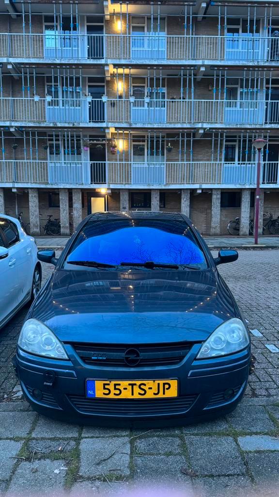 Opel Corsa 1.2 16V Twinport 3D 2007 Grijs, Auto's, Opel, Bedrijf, Corsa, Airconditioning, Apple Carplay, Cruise Control, Trekhaak