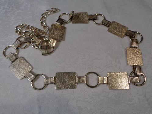 goudkl schakel riem 95 cm lang nr k 5730, Kleding | Dames, Riemen en Ceinturen, Nieuw, 90 tot 100 cm, Overige kleuren, Ophalen of Verzenden