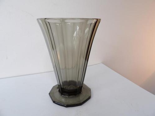 Art Deco Vaas Boheems, grijs/groen, Antiek en Kunst, Antiek | Vazen, Ophalen of Verzenden