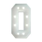 Groot LED Cijfer 0 - Nieuw in Doos!, Ophalen of Verzenden, Nieuw, Overige materialen, 75 cm of meer
