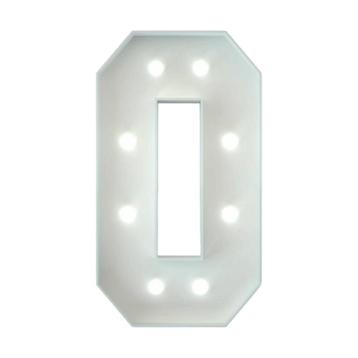Groot LED Cijfer 0 - Nieuw in Doos! beschikbaar voor biedingen